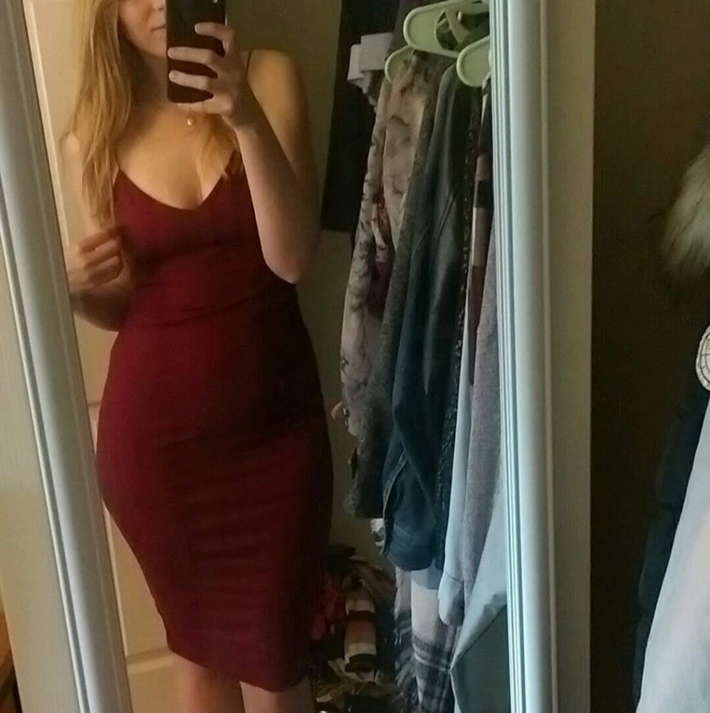 NWT Red Charlotte Russe BodyCon Dress